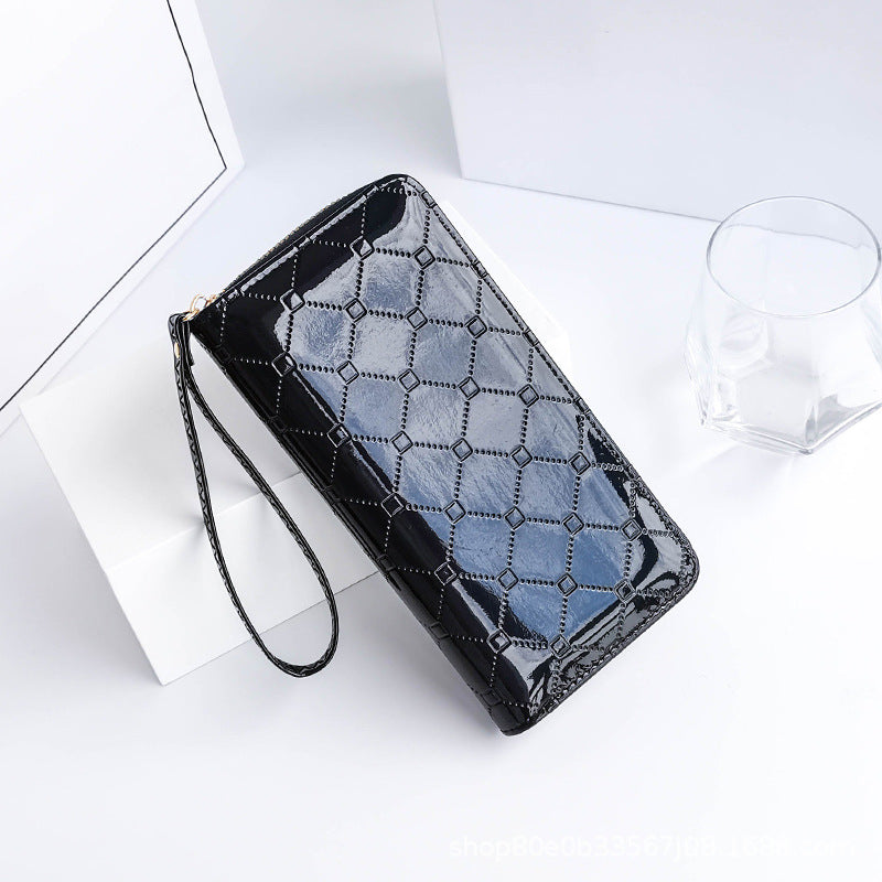 Wholesale PU Printed Letter Three Fold Wallet